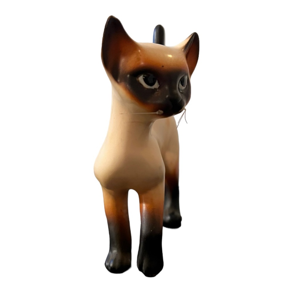 Vintage Norcrest China Siamese Cat Porcelain Figurine Japan - Picture 3 of 12